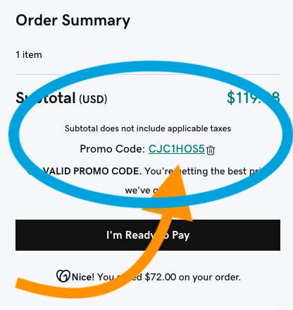 apply a coupon code at checkout to get a discount price on your purchase at GoDaddy.